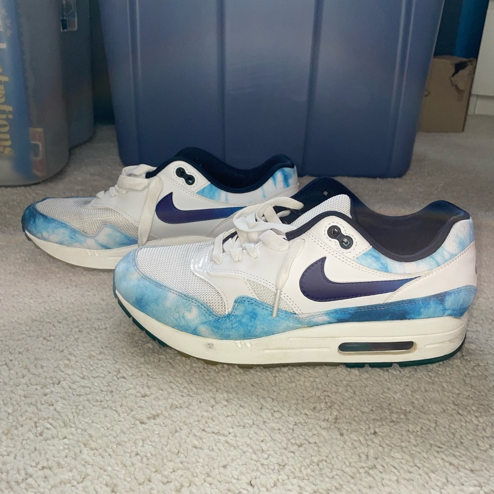 Nike Air Max 1 N7 sneakers in blue acid wash